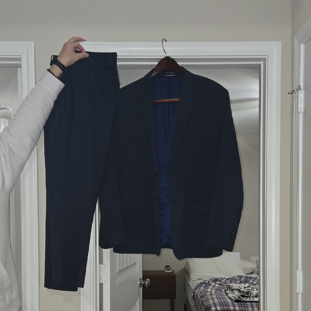 Men's Nautica Navy Blue Suit